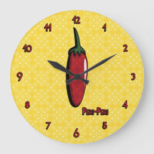 Redondo Grande Reloj de pimienta Peri-Peri Chili