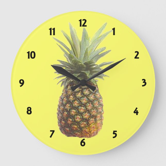 Redondo Grande Reloj de piña (Anverso)
