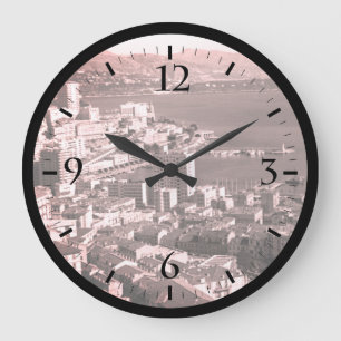Redondo Grande Reloj de puerto Vintage Principado de Mónaco Monte