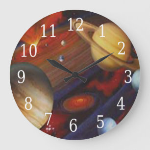 Redondo Grande Reloj de redondeo espacial