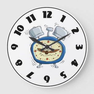 Redondo Grande Reloj de reloj de alarma sonora
