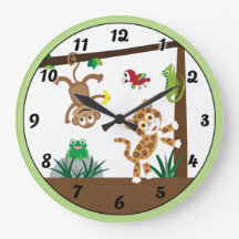 Reloj de selva tropical