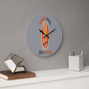 Redondo Grande Reloj de tabla de surf