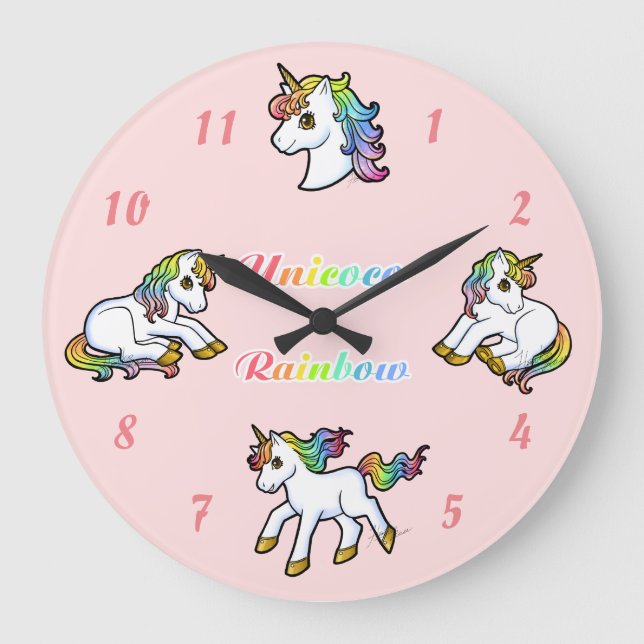 Redondo Grande Reloj de Unicoco (redondo) (Anverso)