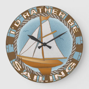 Redondo Grande Reloj de velero A Rather Be Sailing