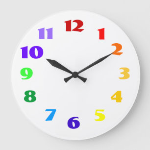 Redondo Grande reloj del arco iris