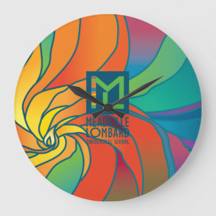Redondo Grande Reloj del arte de la cáliz de MLTS