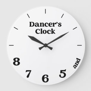 Redondo Grande Reloj del bailarín