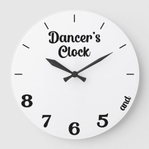 Redondo Grande Reloj del bailarín