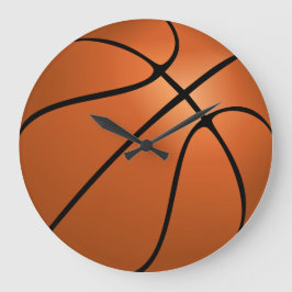 Redondo Grande Reloj del baloncesto