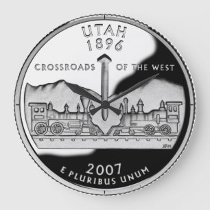Redondo Grande Reloj del barrio del estado de Faux Utah