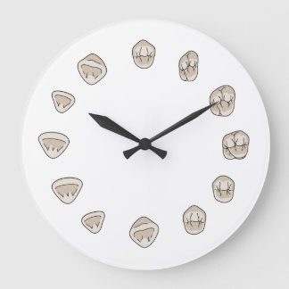 Redondo Grande Reloj del diente (grande)
