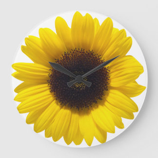 Redondo Grande Reloj del girasol