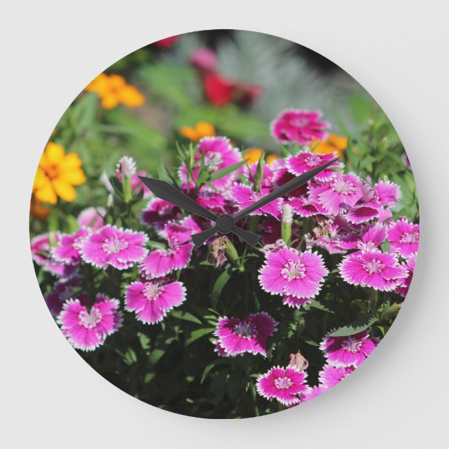 Redondo Grande Reloj del jardín del verano (Anverso)