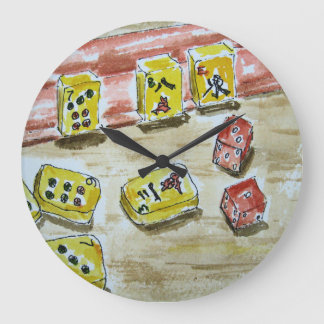 Redondo Grande Reloj del Mah Jongg