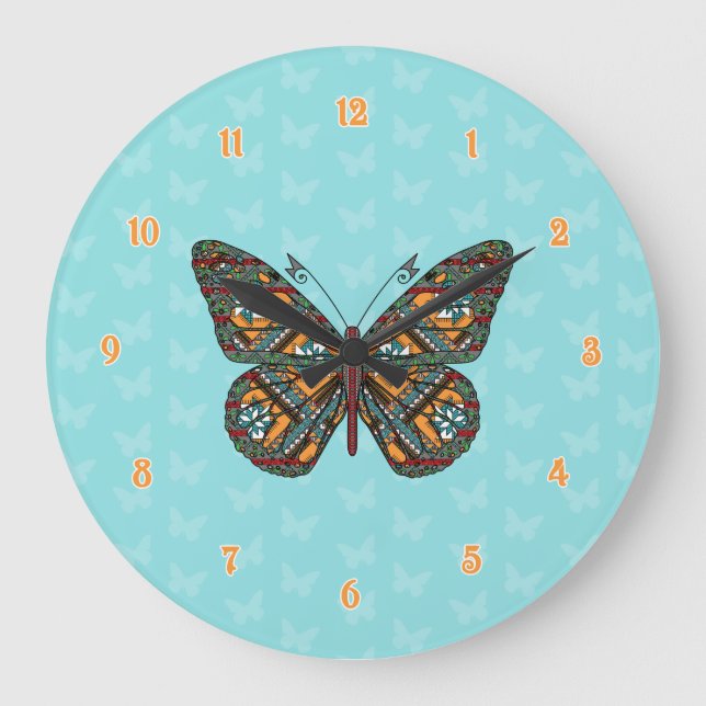 Redondo Grande Reloj del Monarca Ucraniano (Anverso)