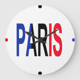 Redondo Grande Reloj del muro de París