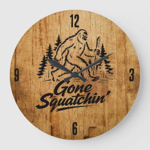 Redondo Grande Reloj del País de Bigfoot