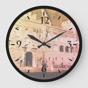 Redondo Grande Reloj del palacio principesco de la Principado de 