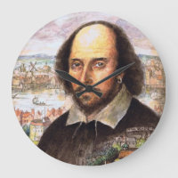 Reloj del retrato de Shakespeare