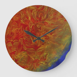 Redondo Grande Reloj del sun.