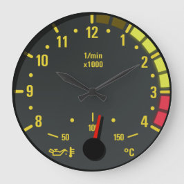 Redondo Grande Reloj del tacómetro E46