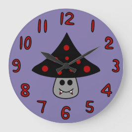 Redondo Grande Reloj del vampiro de la seta