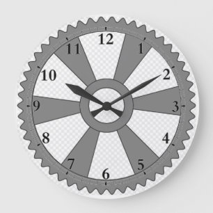 Redondo Grande Reloj del vapor