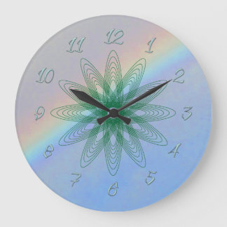 Redondo Grande Reloj - Diseño atómico