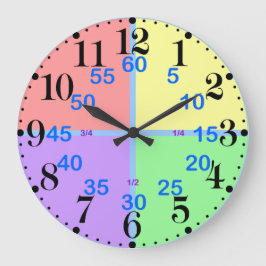 Redondo Grande Reloj docente