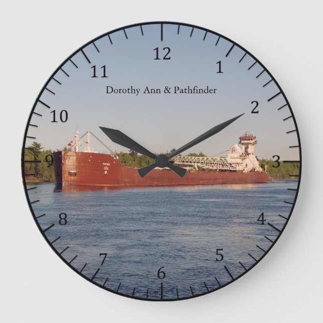 Redondo Grande Reloj Dorothy Ann y Pathfinder (Anverso)