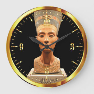 Redondo Grande Reloj el reloj del muro de Nefertiti en Egipto