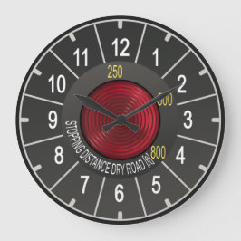 Redondo Grande Reloj estilo DS