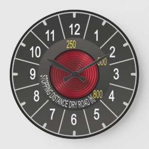 Redondo Grande Reloj estilo DS