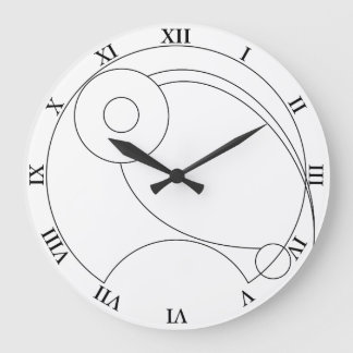 Redondo Grande Reloj gallifreyan