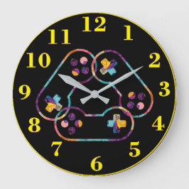 Redondo Grande Reloj Gamer