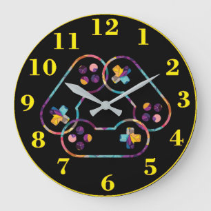 Redondo Grande Reloj Gamer