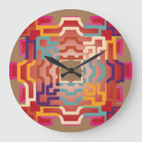 RELOJ GEOMÉTRICO 24 DE MASANSER PIXELAT