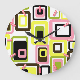 Redondo Grande reloj geométrico del modelo de los mediados de