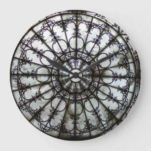 Redondo Grande Reloj gótico