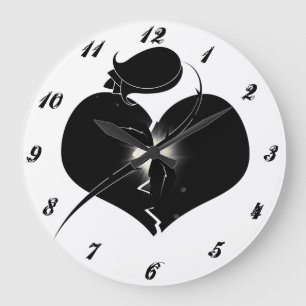 Redondo Grande Reloj gótico