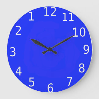 Redondo Grande Reloj hacia atrás