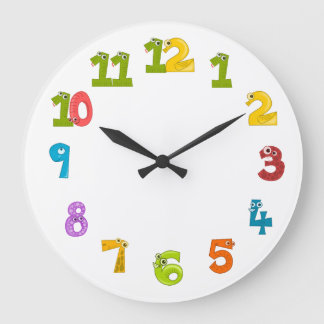Redondo Grande Reloj infantil