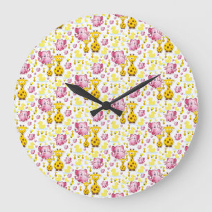 Redondo Grande Reloj infantil,