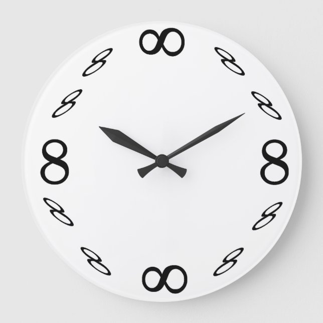 Redondo Grande Reloj infinito (Anverso)