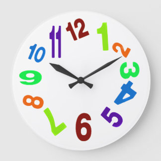 Redondo Grande Reloj Loco
