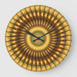 Redondo Grande Reloj Mandala 2
