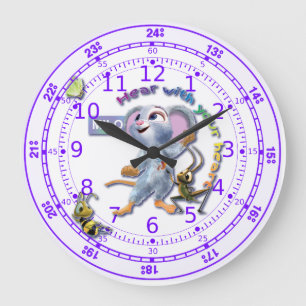 Redondo Grande Reloj Milo 24 horas
