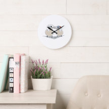 Reloj minimalista de charrán ártico enamorado