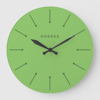 Redondo Grande Reloj Minimalista Noirva